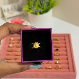 Stainless Steel Gold Finger Ring